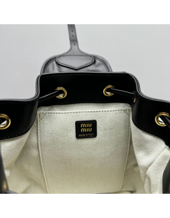 Zaino in pelle MIUMIU