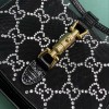 Mini borsa Jackie 1961 in lucertola con cristalli GG GUCCI