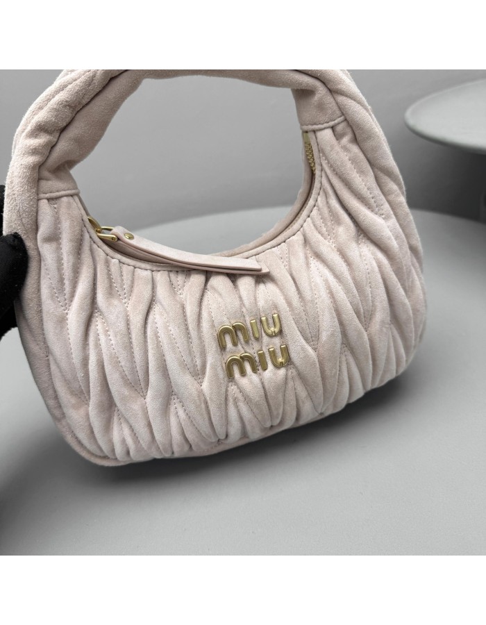 Borsa Wander in pelle scamosciata MIUMIU