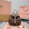 Zaino in canvas e pelle MIUMIU