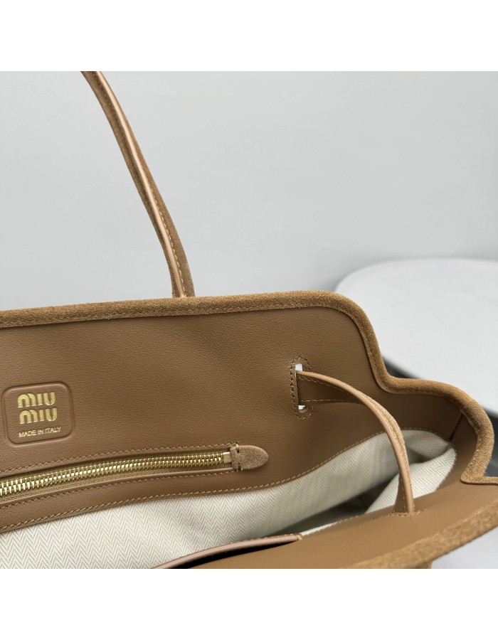 Borsa Aventure in pelle scamosciata MIUMIU