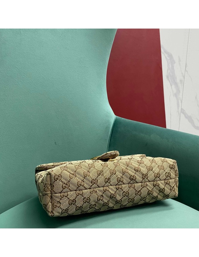 Borsa a spalla GG Marmont misura media GUCCI