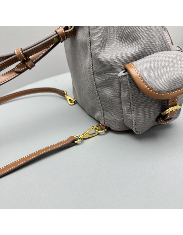 Zaino in canvas e pelle MIUMIU