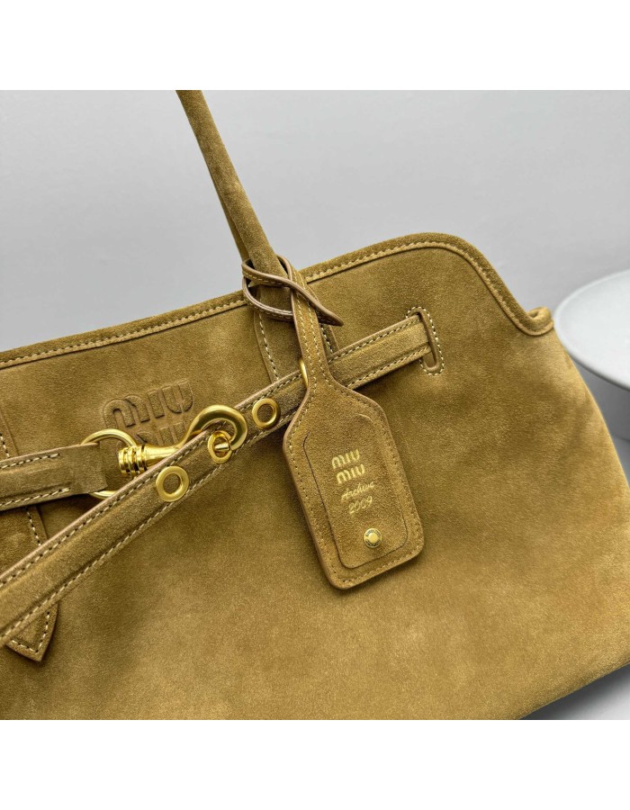Borsa Aventure in pelle scamosciata MIUMIU