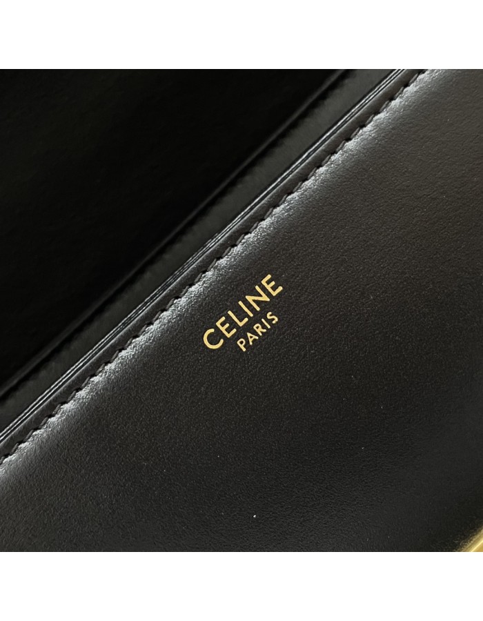 Borsa Teen Triomphe in pelle di vitello lucida CELINE