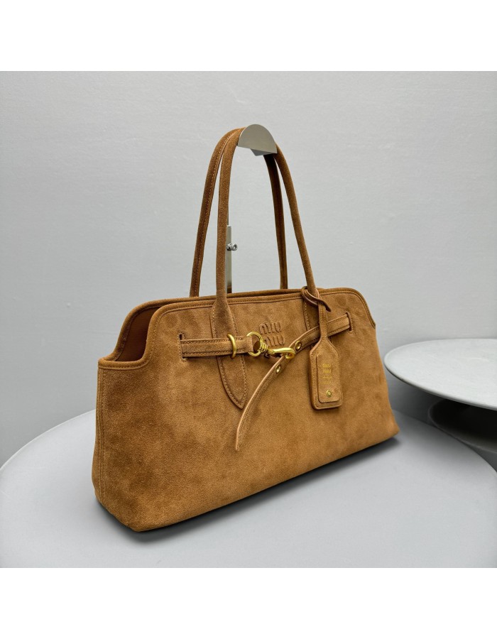 Borsa Aventure in pelle scamosciata MIUMIU