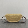 HALFMOON SOFT TRIOMPHE PICCOLA IN RAFIA CELINE