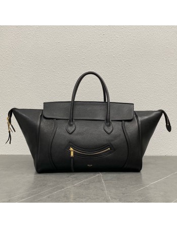 LUGGAGE IN MORBIDA PELLE DI AGNELLO LUCIDA CELINE