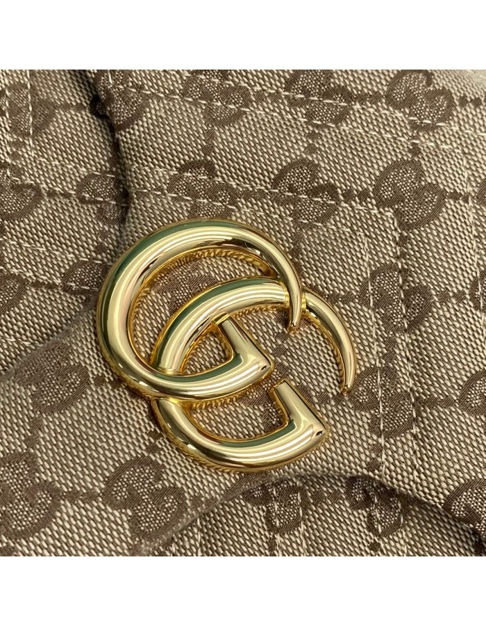 Borsa a spalla GG Marmont matelassé GUCCI