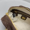 Borsa Arcadie in pelle scamosciata con imbottitura MIUMIU