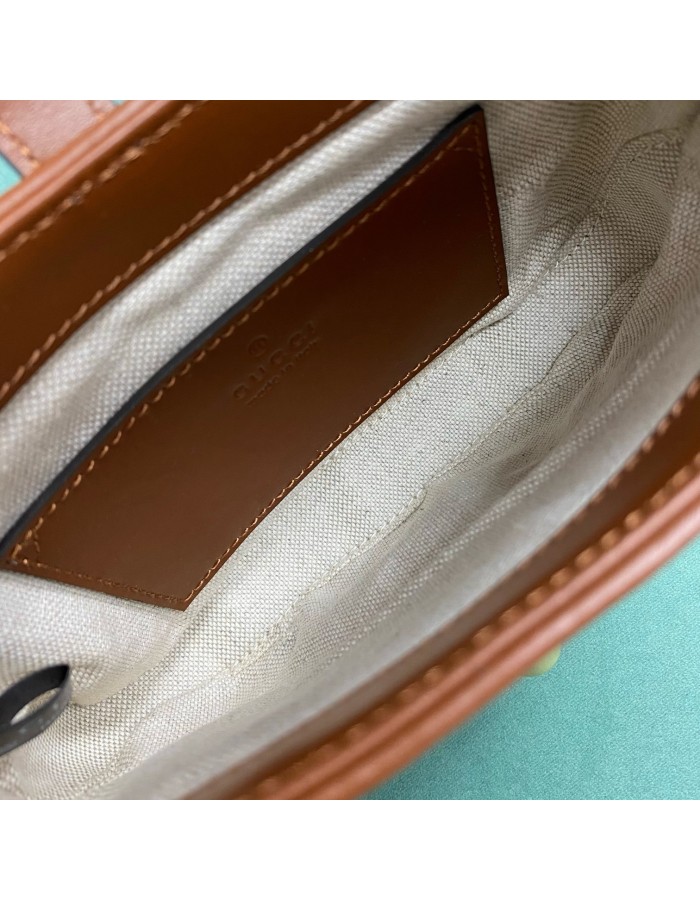 Mini borsa Jackie 1961 in lucertola con cristalli GG GUCCI
