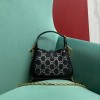Mini borsa Jackie 1961 in lucertola con cristalli GG GUCCI
