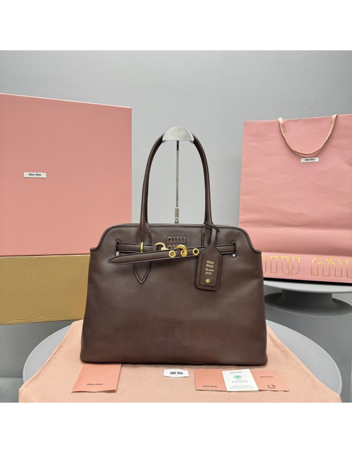 Borsa Aventure in nappa MIUMIU