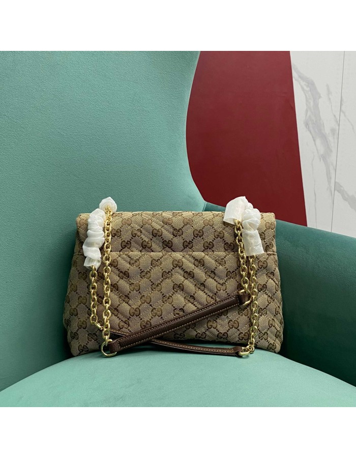 Borsa a spalla GG Marmont misura media GUCCI