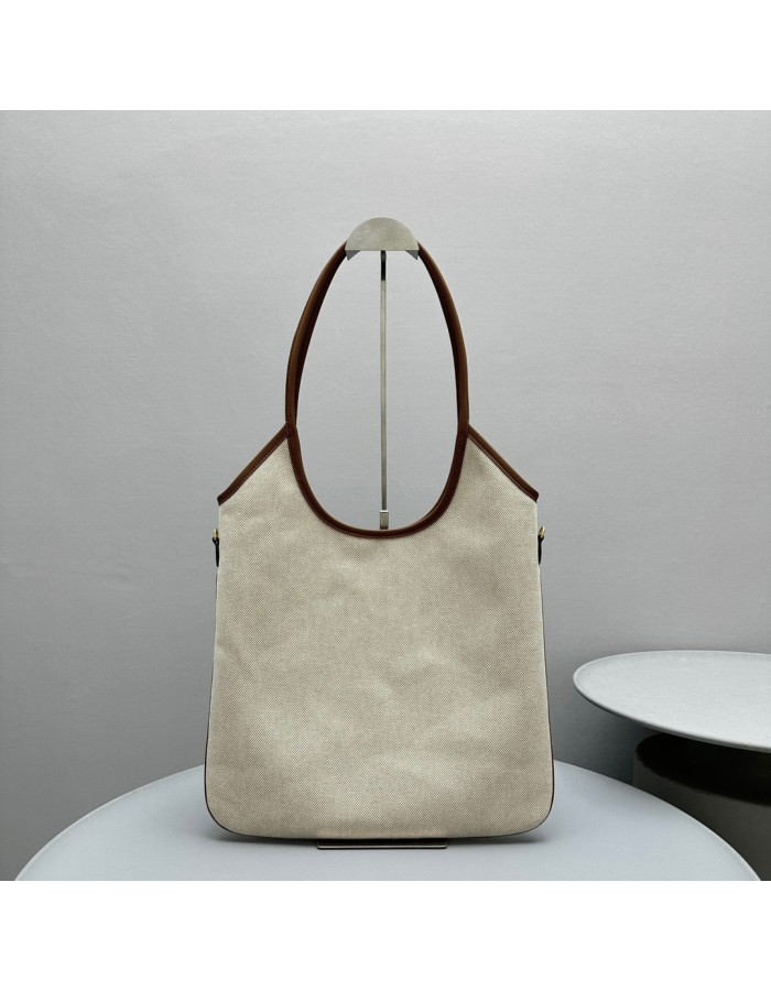 Borsa Ivy in canvas e pelle MIUMIU
