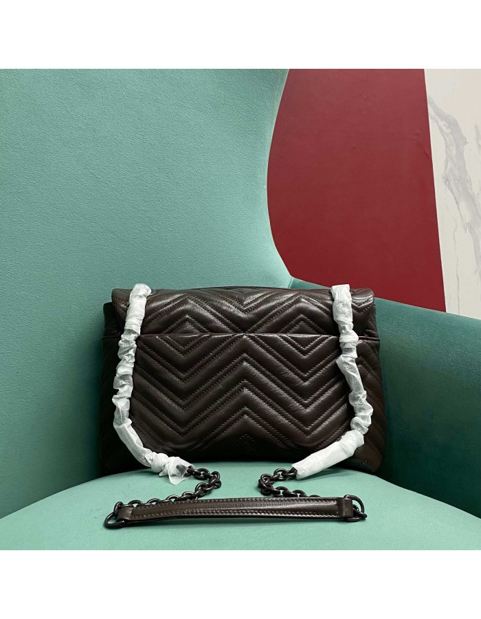 Borsa a spalla GG Marmont misura media GUCCI
