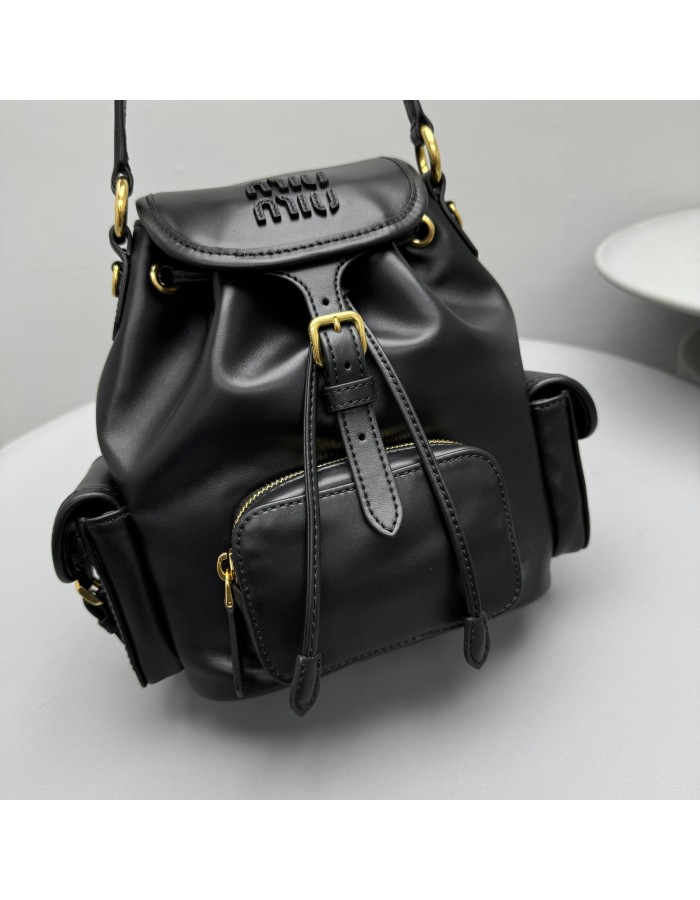 Zaino in pelle MIUMIU