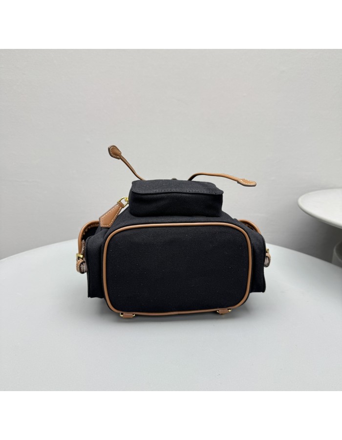 Zaino in canvas e pelle MIUMIU