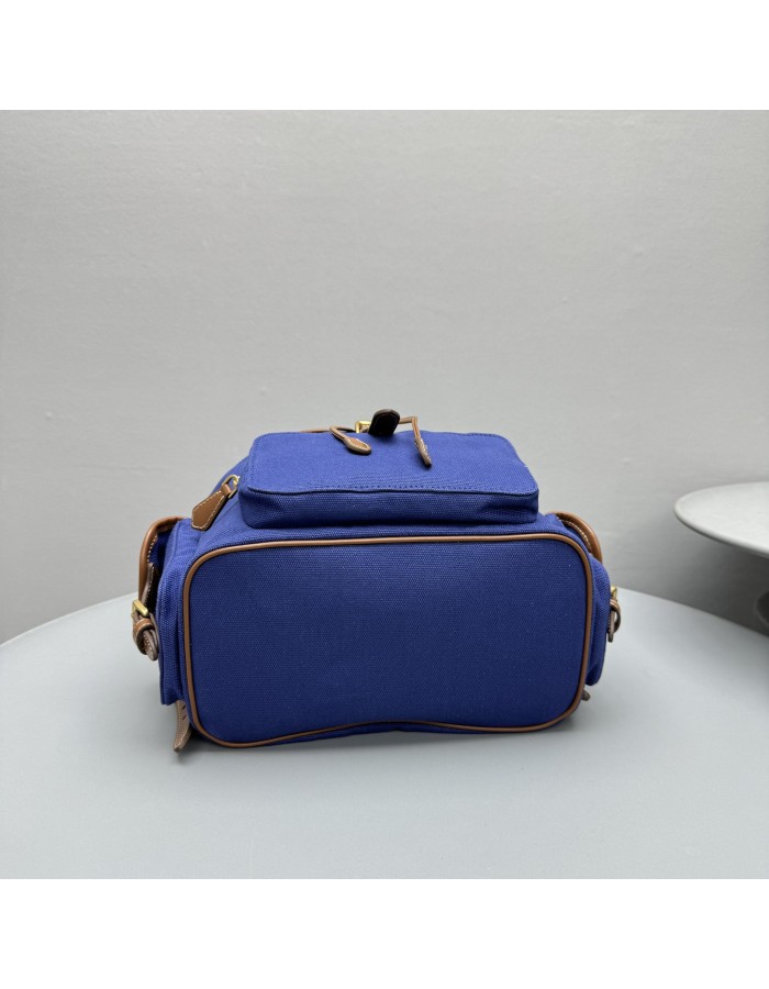 Zaino in canvas e pelle MIUMIU