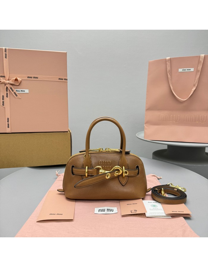 Mini borsa Aventure in nappa MIUMIU