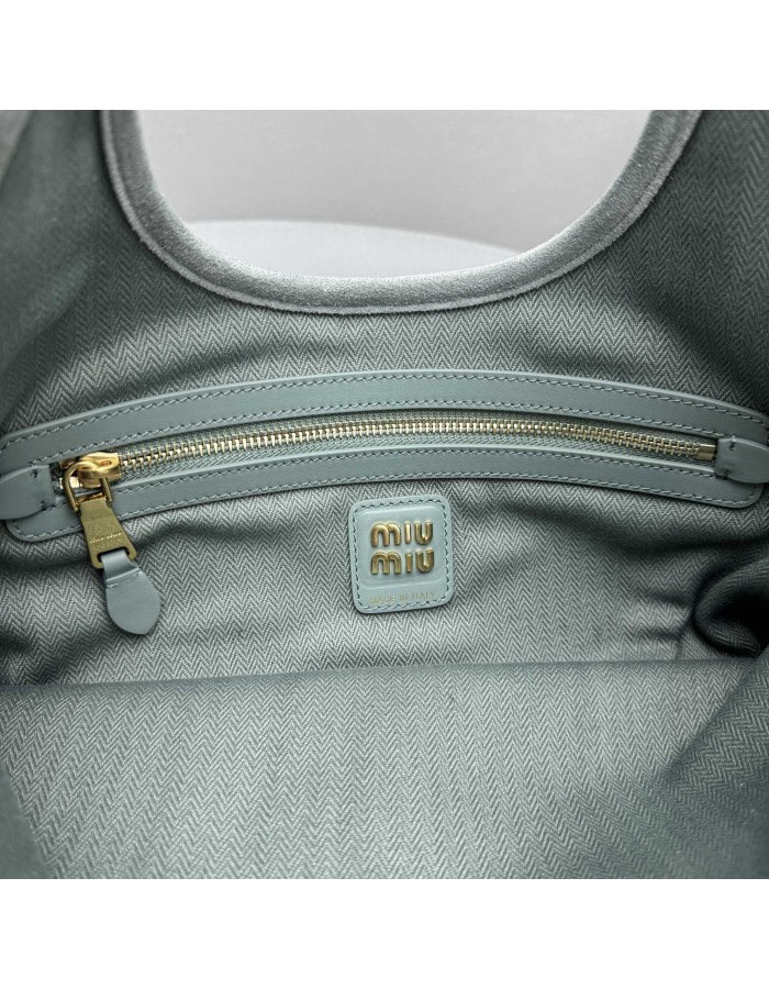 Borsa Ivy in pelle  scamosciata MIUMIU