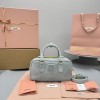 Borsa Arcadie in pelle scamosciata con imbottitura MIUMIU