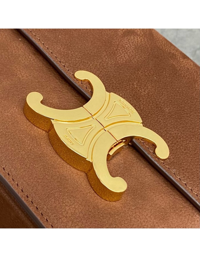 Borsa Teen Triomphe in pelle di vitello lucida CELINE