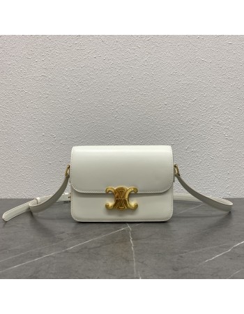Borsa Teen Triomphe in pelle di vitello lucida CELINE