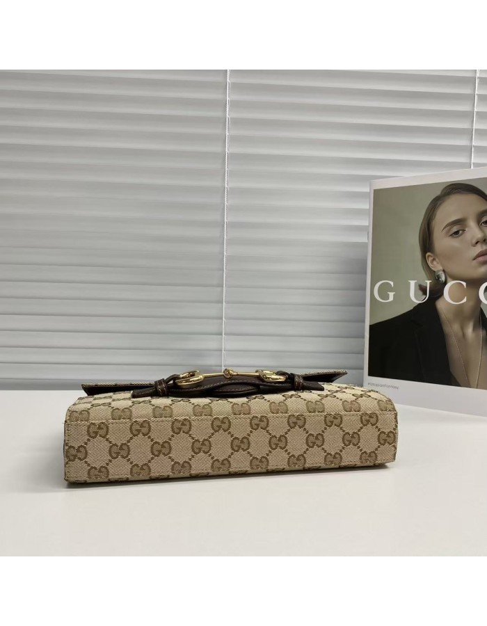 Borsa a spalla Horsebit Ristretto misura media GUCCI