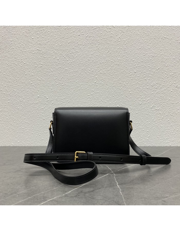 Borsa Teen Triomphe in pelle di vitello lucida CELINE