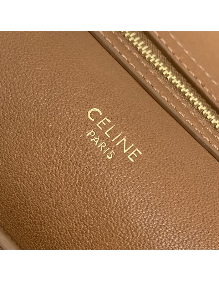 LUGGAGE PICCOLA IN MORBIDA PELLE DI AGNELLO LUCIDA CELINE