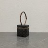 CUBE IN TELA TRIOMPHE E PELLE DI VITELLO NATURALE CELINE