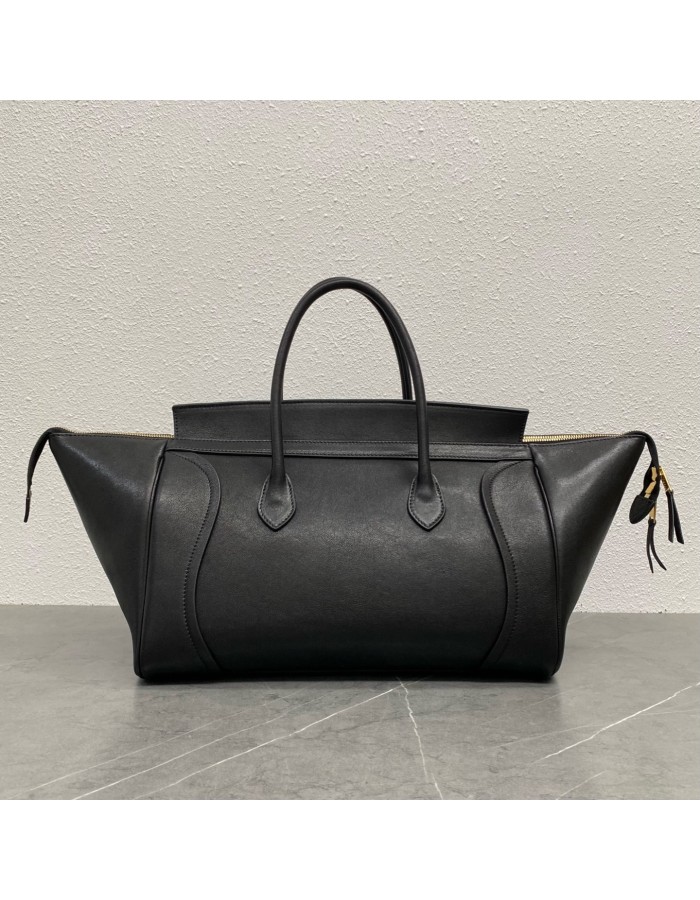 LUGGAGE IN MORBIDA PELLE DI AGNELLO LUCIDA CELINE