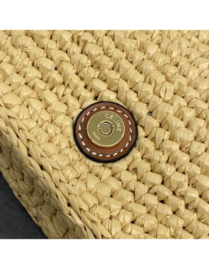 HALFMOON SOFT TRIOMPHE PICCOLA IN RAFIA CELINE