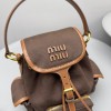 Zaino in canvas e pelle MIUMIU