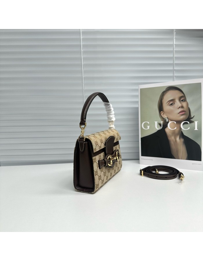 Borsa a mano piccola Horsebit Duomo GUCCI