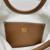 Borsa a mano Ivy  in canvas e pelle MIUMIU