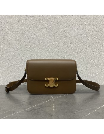 Borsa Triomphe Classique in pelle di vitello lucida CELINE