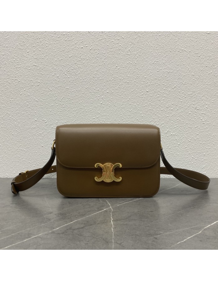 Borsa Triomphe Classique in pelle di vitello lucida CELINE