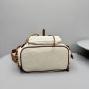 Zaino in canvas e pelle MIUMIU