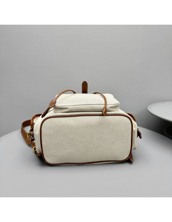 Zaino in canvas e pelle MIUMIU