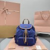Zaino in canvas e pelle MIUMIU