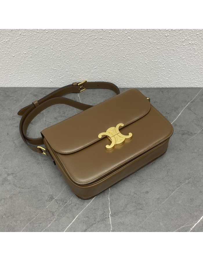 Borsa Triomphe Classique in pelle di vitello lucida CELINE