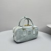 Borsa Arcadie in pelle scamosciata con imbottitura MIUMIU