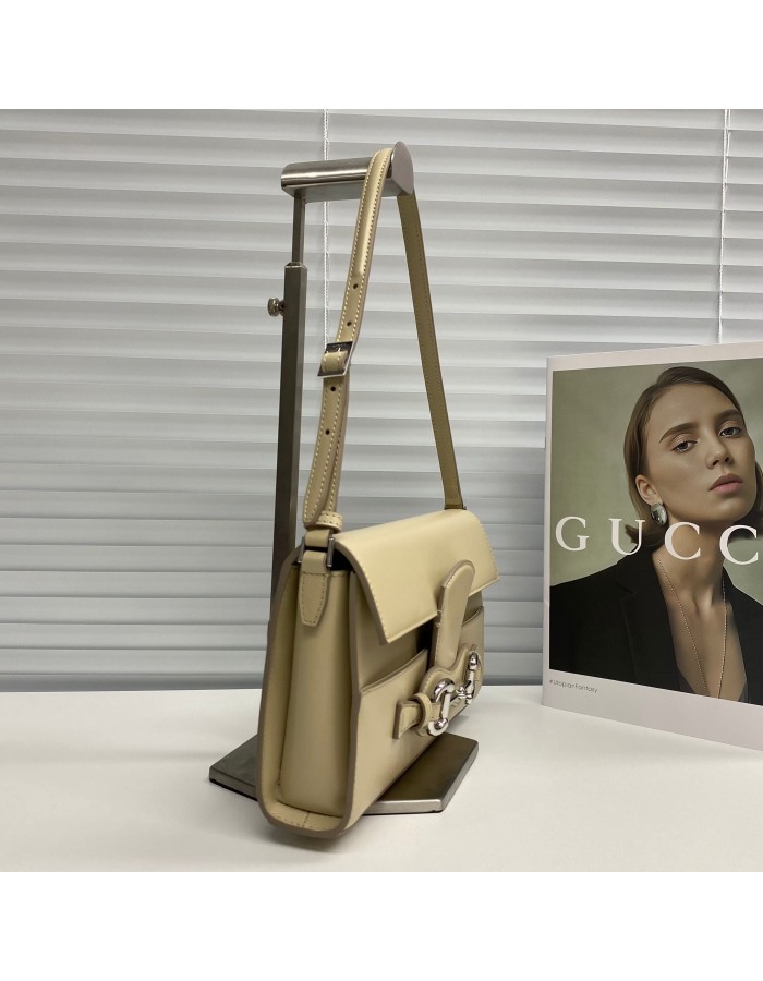 Borsa a spalla Horsebit Ristretto misura media GUCCI