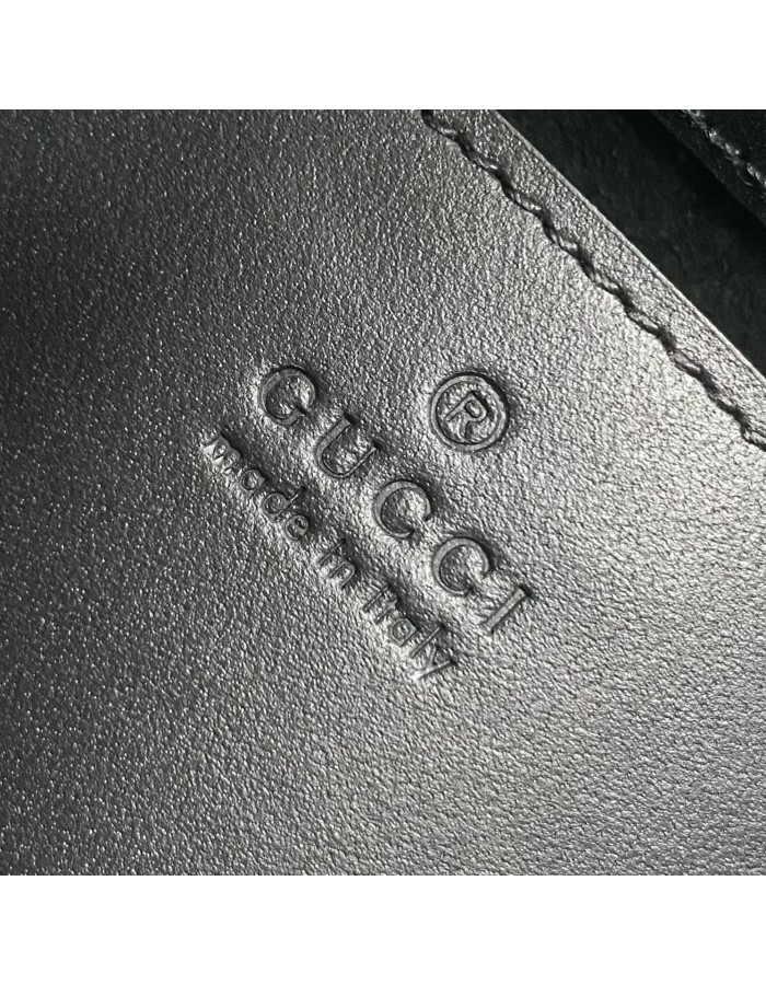 Mini borsa Jackie 1961 in lucertola con cristalli GG GUCCI