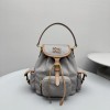 Zaino in canvas e pelle MIUMIU