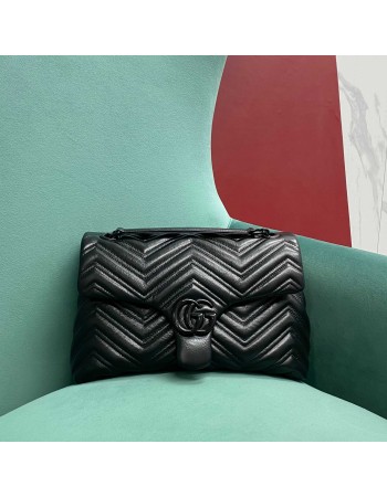 Borsa a spalla GG Marmont misura media GUCCI