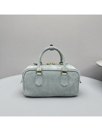 Borsa Arcadie in pelle scamosciata con imbottitura MIUMIU