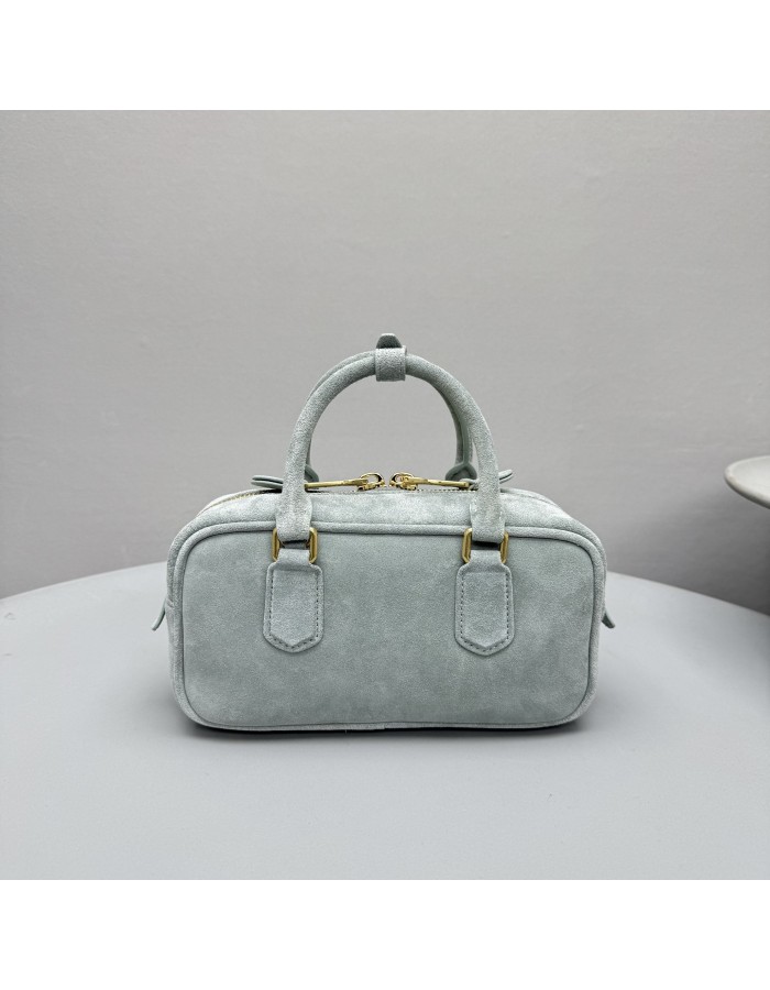 Borsa Arcadie in pelle scamosciata con imbottitura MIUMIU